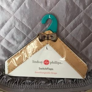 NEW Beige "Rosalind" SwitchFlop Strap Set NWT L